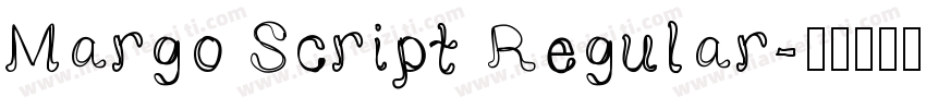 Margo Script Regular字体转换